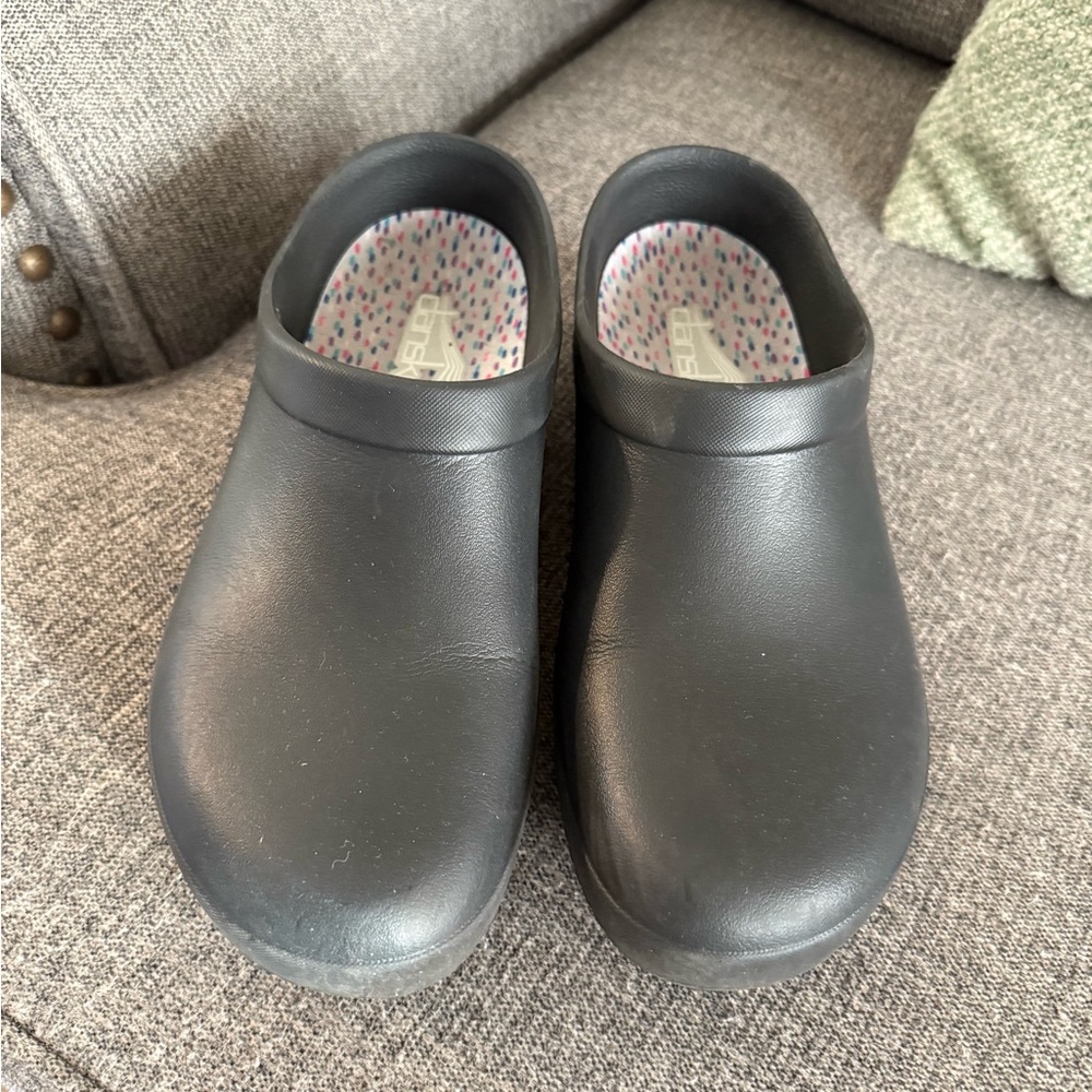 Dansko Black Mules